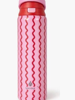Manna Hydra Water Bottle 32 oz Pink And Red NWT